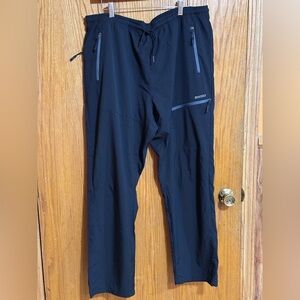 Mocoly sz XXL womens Black Athletic Pants with Zipper Pockets AB